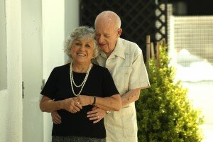Lorraine & Marv met as childhood friends and reunited several decades later via 100hookup! 