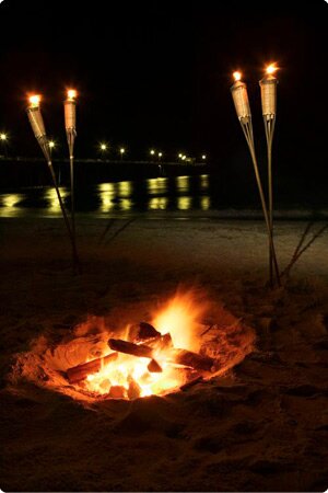 A bonfire symbolizing the light that Rabbi Yochai brought into this world