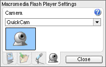 Flash camera settings