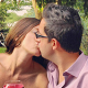 Lauren and Shahrouz: “They chatted on 100hookup for a short while…”