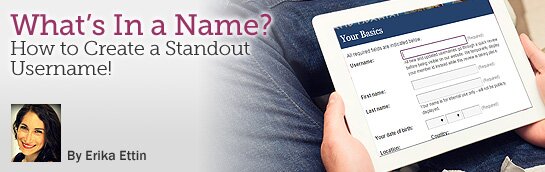 picking an online dating username